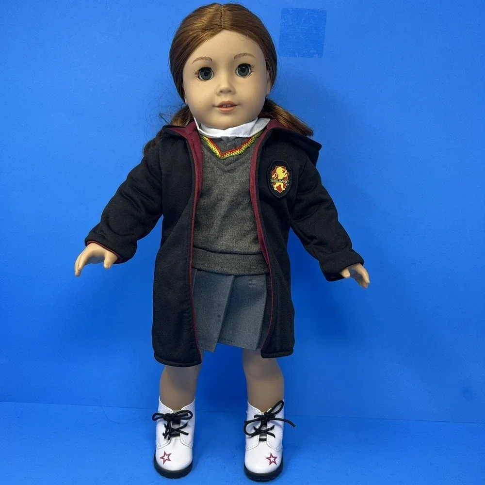 American Girl Doll Hogwarts Uniform Inspired Outfit w Koala Bear Harry Potter
